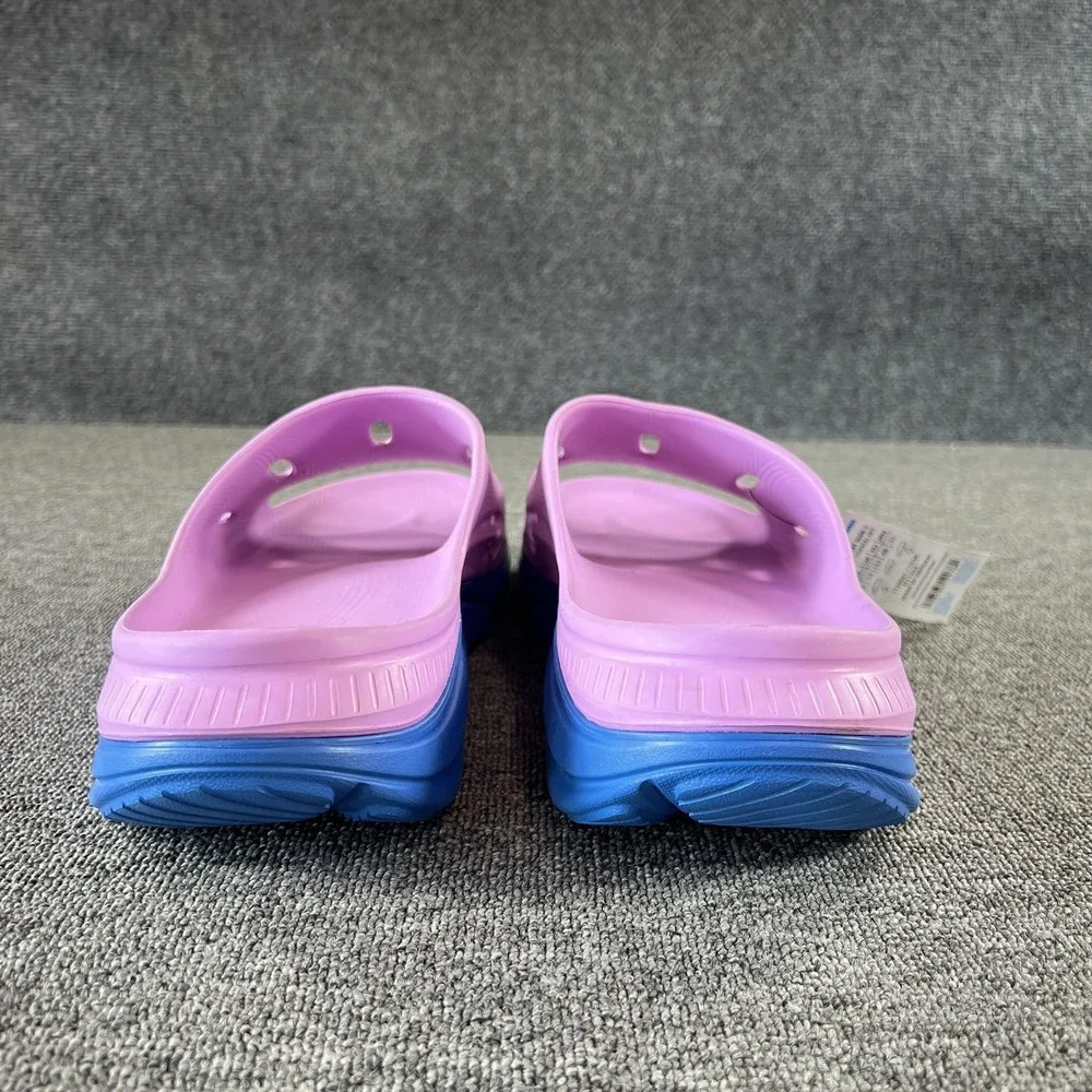 HOKA ORA Recovery Slide 3 Sandals Mens 13 Purple Blue Cushioned Slip On
